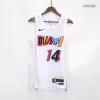 Miami Heat Tyler Herro #14 22/23 Swingman Jersey White for men - City Edition - uafactory