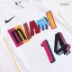 Miami Heat Tyler Herro #14 22/23 Swingman Jersey White for men - City Edition - uafactory