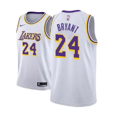 Youth Los Angeles Lakers Kobe Bryant #24 White Swingman Jersey - Association Edition - uafactory