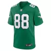 Men Philadelphia Eagles Goedert #88 Green Game Jersey - uafactory