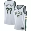 Men's Milwaukee Bucks Swingman NBA Custom Jersey - Association Edition2022/23 - uafactory