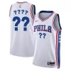 Men's Philadelphia 76ers Swingman NBA Custom Jersey - Association Edition2022/23 - uafactory