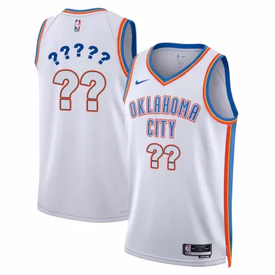 Men's Oklahoma City Thunder Swingman NBA Custom Jersey - Association Edition2022/23 - uafactory