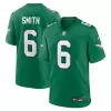 Men Philadelphia Eagles DeVonta Smith #6 Green Game Jersey - uafactory