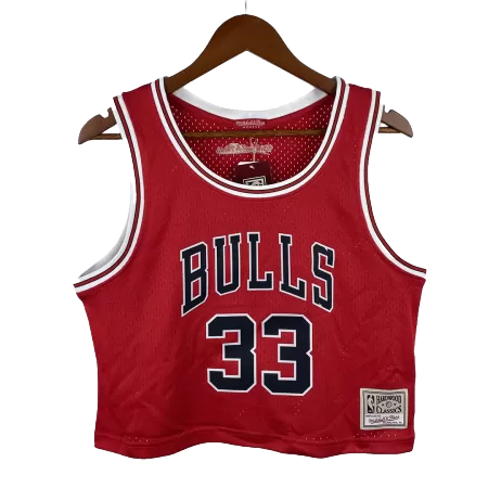 Chicago Bulls Bulls Pippen #33 1997/98 Swingman Jersey Red for women - uafactory
