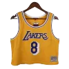 Los Angeles Lakers Kobe Bryant #8 1996/97 Swingman Jersey Yellow for women - uafactory