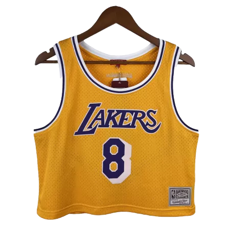 Los Angeles Lakers Kobe Bryant #8 1996/97 Swingman Jersey Yellow for women - uafactory