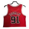 Chicago Bulls Dennis Rodman #91 1996/97 Swingman Jersey Red for women - uafactory