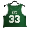 Boston Celtics Larry Bird #33 1985/86 Swingman Jersey Green for women - uafactory