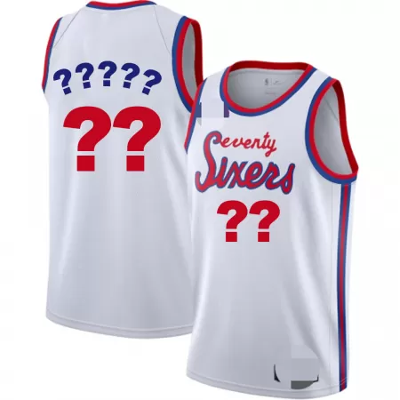 Men's Philadelphia 76ers Swingman NBA Custom Jersey - Icon Edition - uafactory