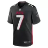 Men Atlanta Falcons Bijan Robinson #7 Black Game Jersey 2023 - uafactory