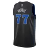 Dallas Mavericks Luka Dončić #77 2023/24 Swingman Jersey Black for men - City Edition - uafactory