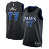 Dallas Mavericks Luka Dončić #77 2023/24 Swingman Jersey Black for men - City Edition - uafactory