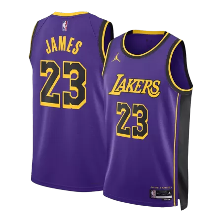 Los Angeles Lakers 2022/23 Swingman Jersey Purple for men - uafactory