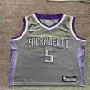 Sacramento Kings De'Aaron Fox #5 2022/23 Swingman Jersey Gray for men - City Edition - uafactory