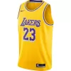 Los Angeles Lakers LeBron James #23 2022/23 Swingman Jersey Gold for men - Association Edition - uafactory