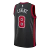 Chicago Bulls LAVINE #8 2023/24 Swingman Jersey Black for men - City Edition - uafactory