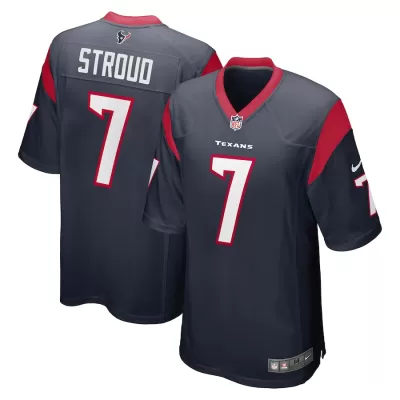 Men Houston Texans C.J. Stroud #7 Navy Game Jersey 2023 - uafactory