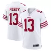 Men San Francisco 49ers Brock Purdy #13 White Game Jersey - uafactory