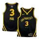 Golden State Warriors Chris Paul #3 2023/24 Swingman Jersey Black for men - City Edition - uafactory