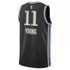 Atlanta Hawks Trae Young #11 2023/24 Swingman Jersey Black for men - City Edition - uafactory