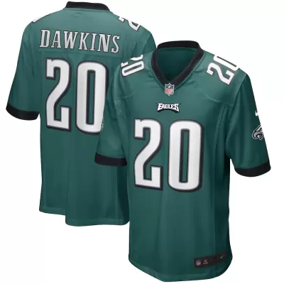 Men Philadelphia Eagles Brian Dawkins #20 Green Game Jersey - uafactory