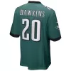 Men Philadelphia Eagles Brian Dawkins #20 Green Game Jersey - uafactory