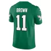 Men Philadelphia Eagles A.J. Brown #11 Kelly Green Jersey - uafactory