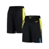 Men's Indiana Pacers Black Basketball Shorts 2023/24 - City Edition - uafactory