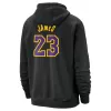 Men's Los Angeles Lakers LeBron James #23 2023/24 Hoodie Black - uafactory