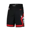 Men's Chicago Bulls Black Basketball Shorts 2023/24 - City Edition - uafactory