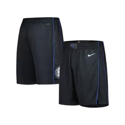 Men's Dallas Mavericks Black Basketball Shorts 2023/24 - City Edition - uafactory