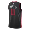 Miami Heat JAQUEZ JR. #11 2023/24 Swingman Jersey Black for men - City Edition - uafactory