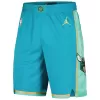 Men's Charlotte Hornets Teal Basketball Shorts 2023/24 - City Edition - uafactory