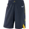 Men's Indiana Pacers Navy Basketball Shorts 2019/20 - Icon Edition - uafactory