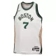 Youth Boston Celtics Jaylen Brown #7 White Swingman Jersey - City Edition - uafactory