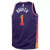 Youth Phoenix Suns Devin Booker #1 Purple Swingman Jersey - City Edition - uafactory