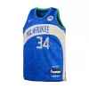 Youth Milwaukee Bucks Giannis Antetokounmpo #34 Swingman Jersey 2023/24 - City Edition - uafactory