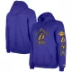 Men's Los Angeles Lakers 2023/24 Hoodie Purple - uafactory