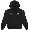 Men Philadelphia Eagles Black NFL Hoodie - uafactory