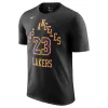 Los Angeles Lakers LeBron James #23 2023/24 Swingman Jersey Black for men - City Edition - uafactory