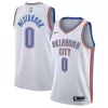 Oklahoma City Thunder Russell Westbrook #0 2022/23 Swingman Jersey White for men - Association Edition - uafactory