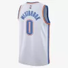 Oklahoma City Thunder Russell Westbrook #0 2022/23 Swingman Jersey White for men - Association Edition - uafactory