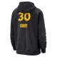 Men's Golden State Warriors Stephen Curry #30 2023/24 Hoodie Black - uafactory