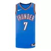 Oklahoma City Thunder CHET HOLMGREN #7 Swingman Jersey for men - Association Edition - uafactory