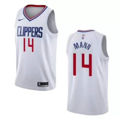 Los Angeles Clippers Terance Mann #14 Swingman Jersey White for men - Association Edition - uafactory