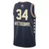 All Star Giannis Antetokounmpo #34 2024 Swingman Jersey Navy for men - uafactory