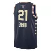 All Star Joel Embiid #21 2024 Swingman Jersey Navy for men - uafactory