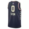 All Star Jayson Tatum #0 2024 Swingman Jersey Navy for men - uafactory