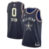 All Star Jayson Tatum #0 2024 Swingman Jersey Navy for men - uafactory